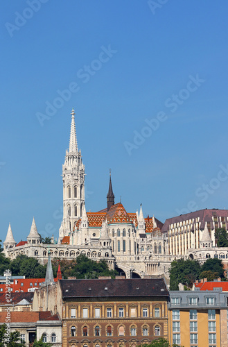 Matthias church and Fisherman towers Budapest Hungary