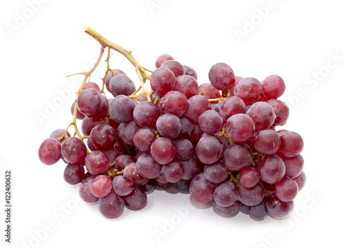 clusters or purple grapes
