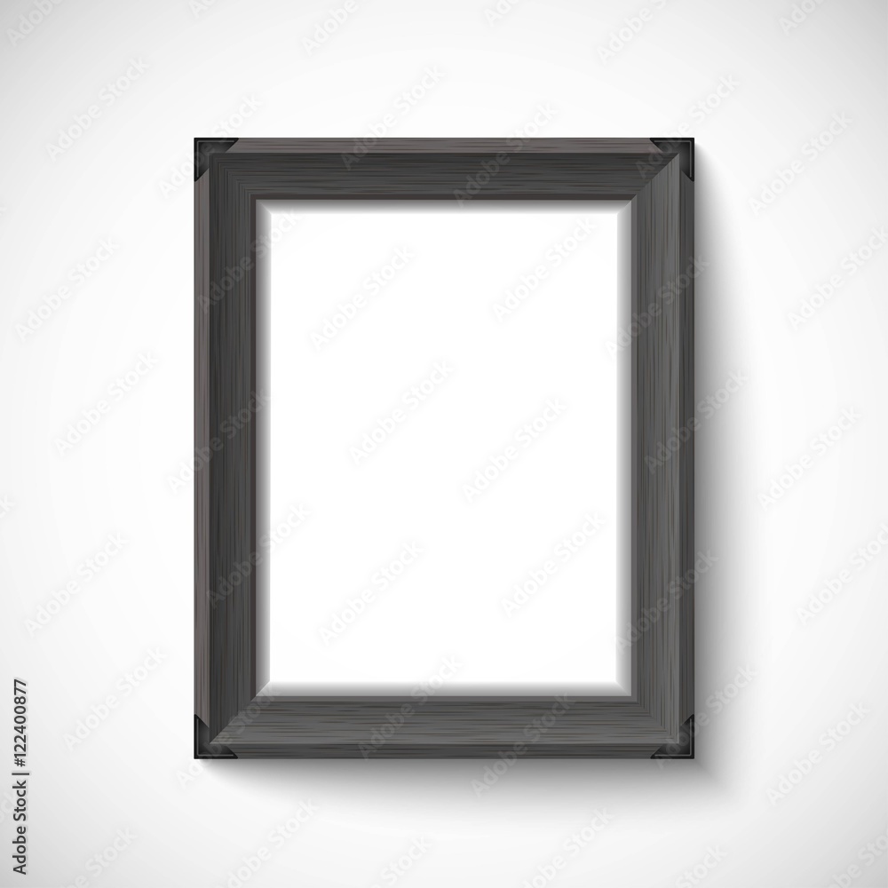 Blank retro wood frame Vector Blank retro wood frame Vector
