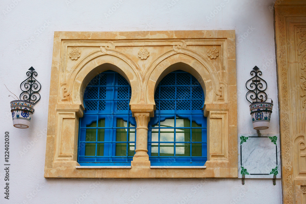 Fototapeta premium old east window with bars