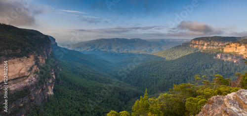 Blue mountains valley