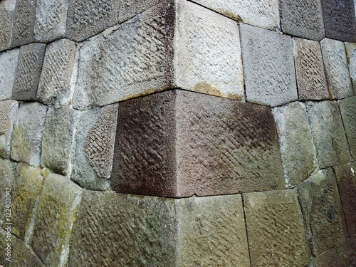 Obraz na plátně 東漸寺の鐘楼の礎石