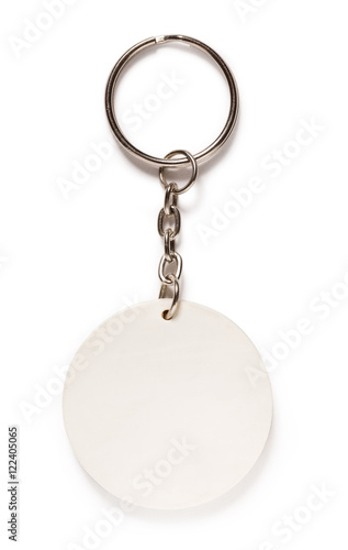 Key ring with round trinket