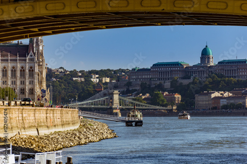 Canvas Print Budapest Danube