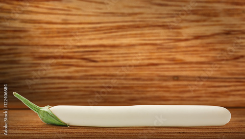 One fresh eggplant