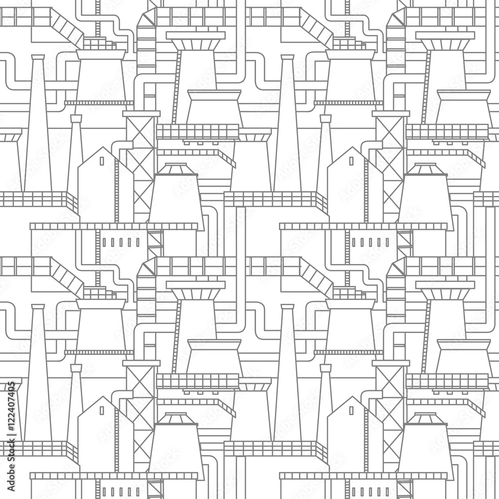 Industrial city pattern Industrial city pattern