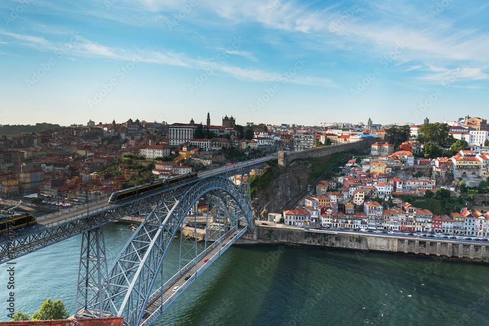 Duoro river in Porto, Portugal.