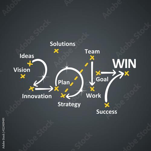 Win 2017 black board background