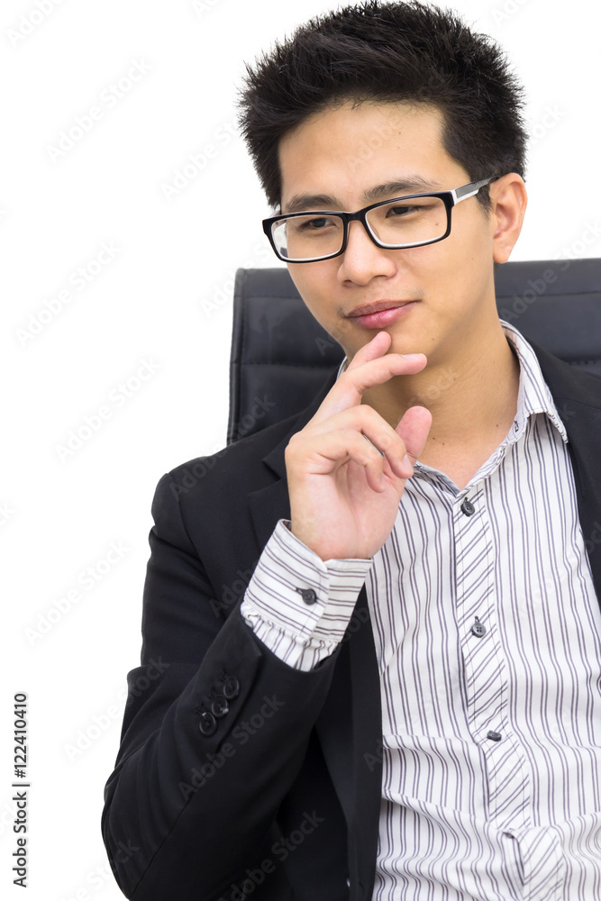Portrait of a smart asian confident businessman Portrait of a smart asian confident businessman