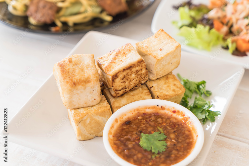 Fried Tofu - healthy food