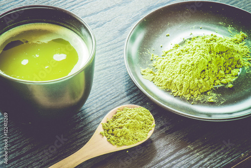 Matcha Tea in a Bowl