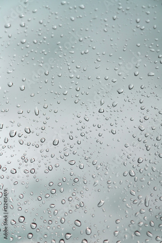 Wallpaper Mural Drops of rain on the window Torontodigital.ca