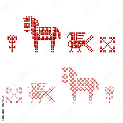 traditional slavic embroidery patterns
