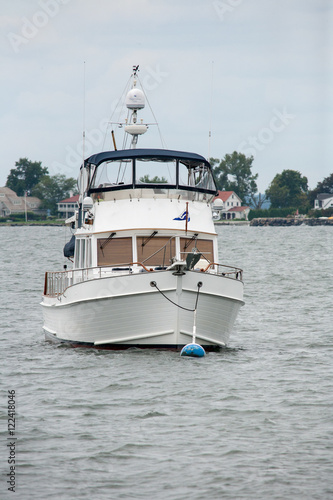 Boat on a mooring