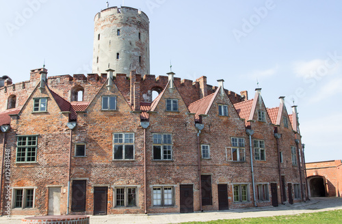 Gdansk, Poland, August 27, 2016: Wisloujscie Fortress - Polish historic fort.