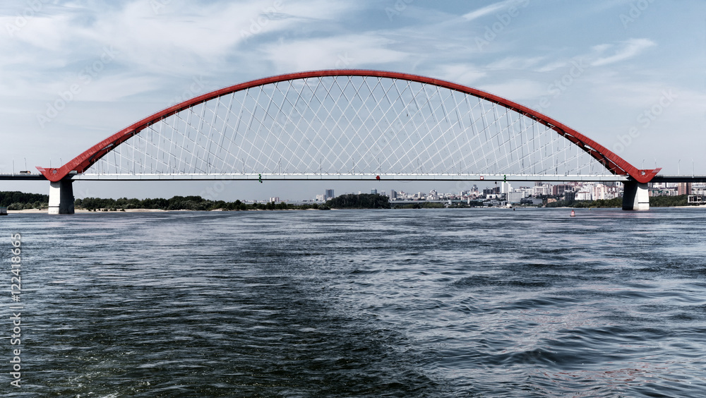 Fototapeta premium Red bridge