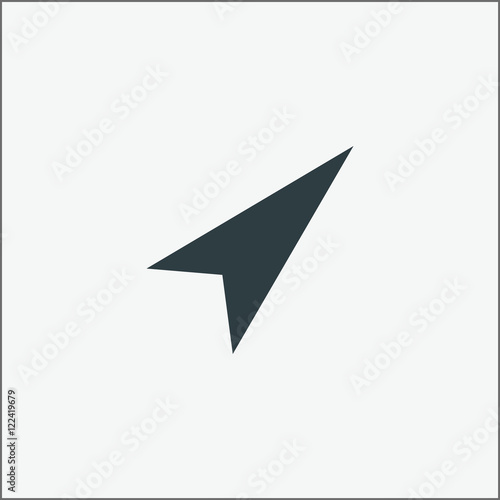 Free Download Arrow sign icon vector illustration. - GFXLoad