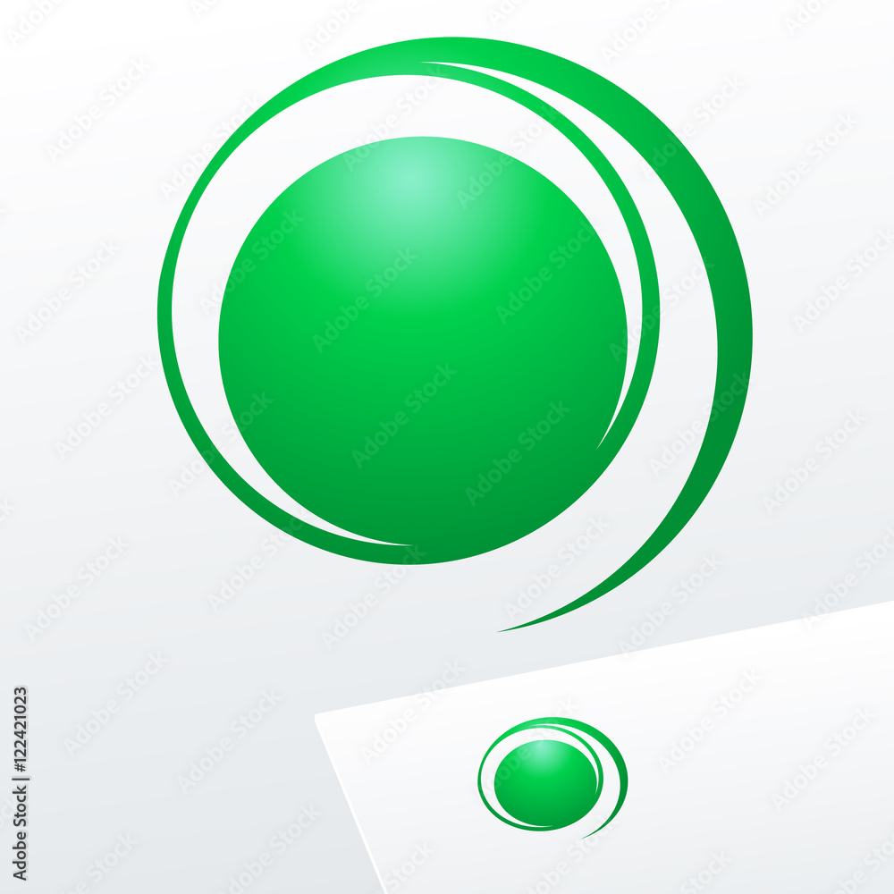 Abstract icon, vector green sign in sphere shape for Cosmetic, Pharmacy and Medicine activity Abstract icon, vector green sign in sphere shape for Cosmetic, Pharmacy and Medicine activity