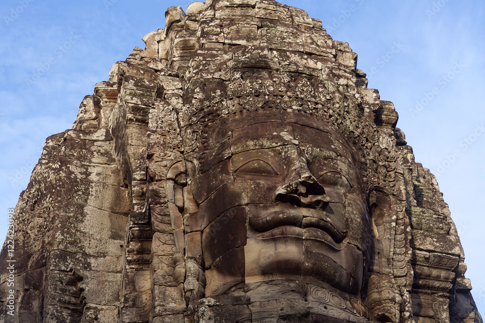 Prasat Bayon Temple in Angkor Thom, Cambodia