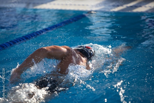 Swimmer in the Sun