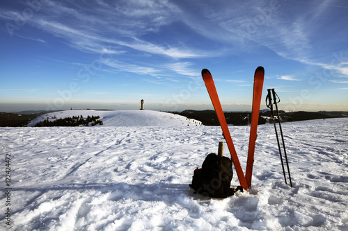 Skitour am Feldberg im Schwarzwald photo