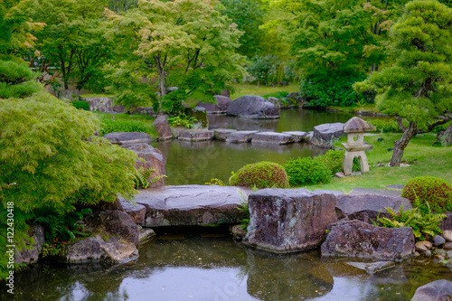 Japanese garden in Himeji