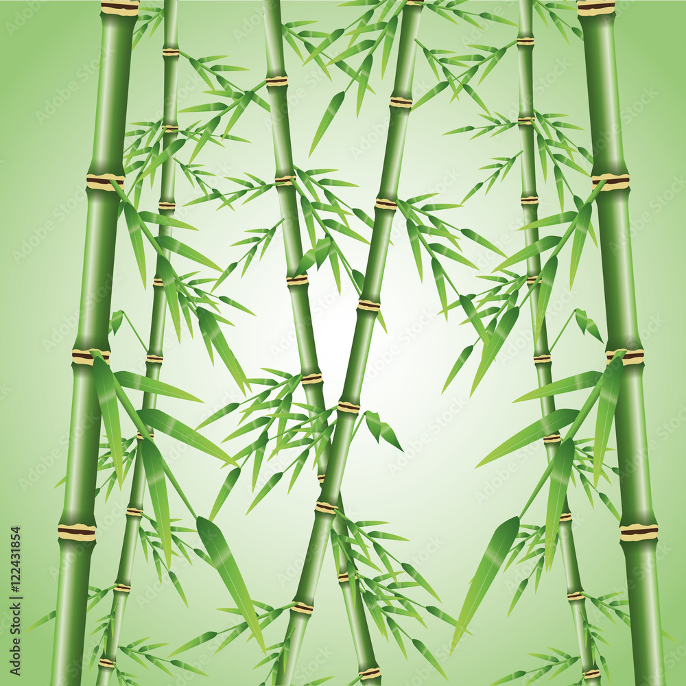 Bamboo trunk with leaves icon. Nature plant decoration and asia theme. Colorful design. Vector illustration Bamboo trunk with leaves icon. Nature plant decoration and asia theme. Colorful design. Vector illustration