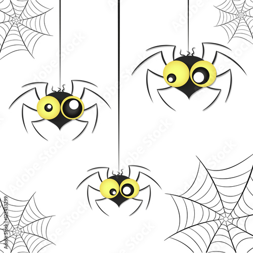 black spider weighs