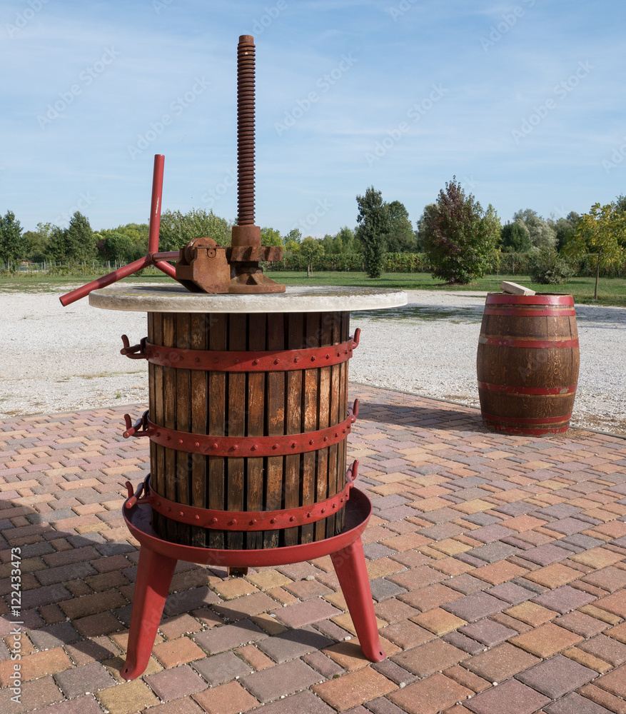 Alte Weinpresse