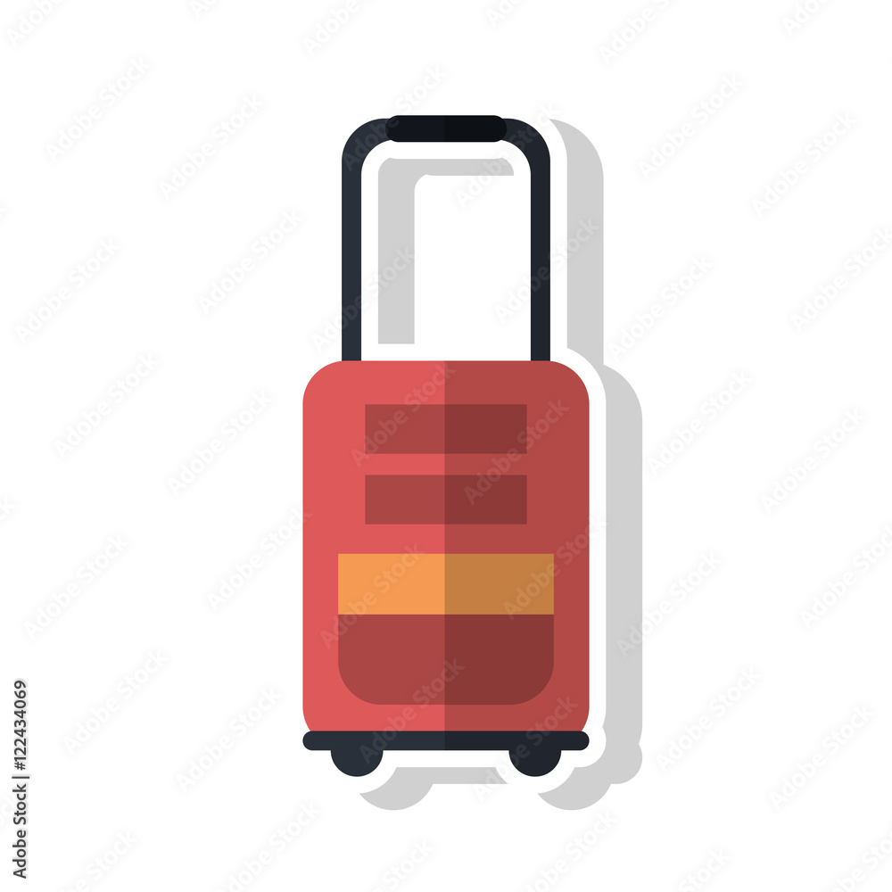 Bag icon. Travel baggage and luggage theme. Isolated design. Vector illustration Bag icon. Travel baggage and luggage theme. Isolated design. Vector illustration