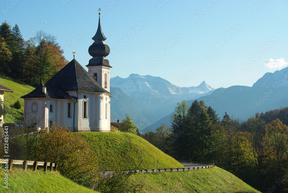 Maria Gern and the Steinernes Meer, near Berchtesgaden Maria Gern and the Steinernes Meer, near Berchtesgaden