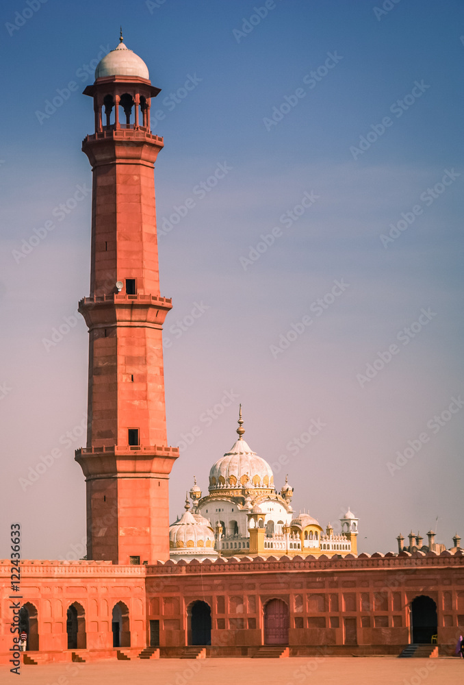 Minaret of the Badshahi Mosque