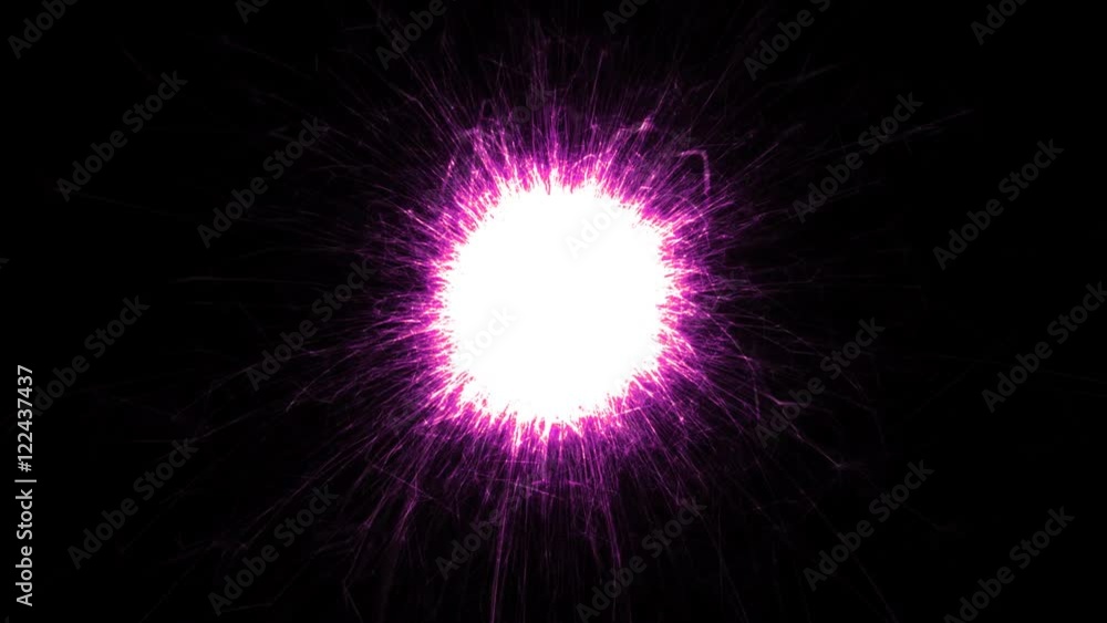A 15 second loop of abstract magenta echoing sparkles over a black background. A 15 second loop of abstract magenta echoing sparkles over a black background.