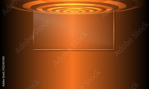 Vector abstract background with transparent circular objects and