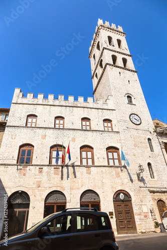 Wallpaper Mural Assisi, Italy. Palace of the people Captain (Palazzo capitano del popolo) in Piazza del Comune, XII century. Torontodigital.ca