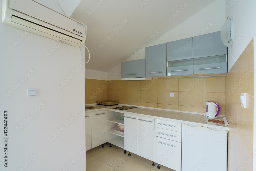 Interior of a guest house kitchen