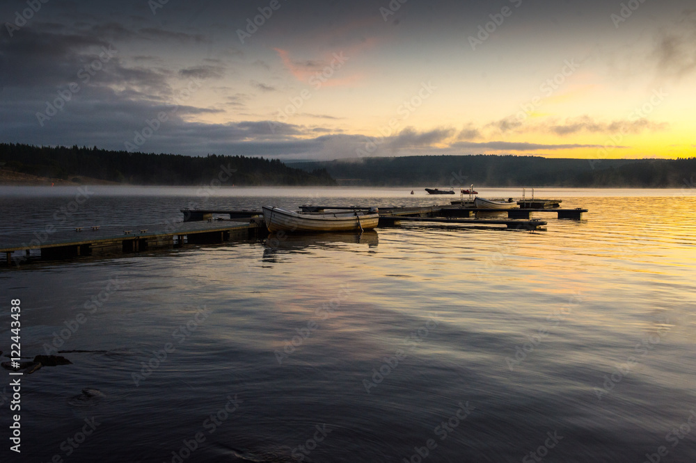 boats at keilder