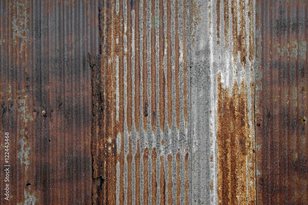 rusty corrugated iron as background rusty corrugated iron as background