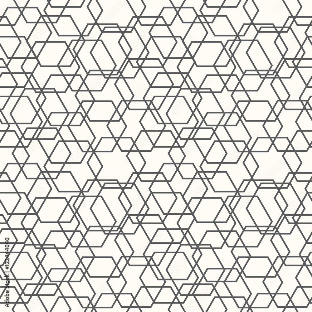Fototapeta premium Seamless line pattern