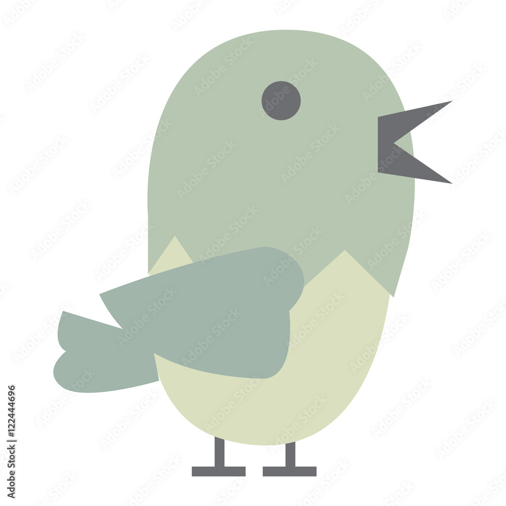 Cute bird vector illustration. Cute bird vector illustration.