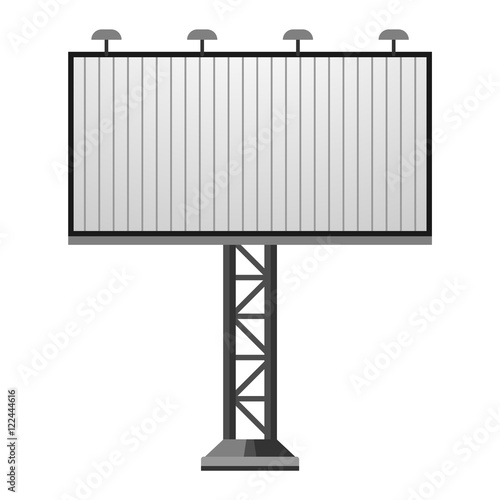 Advertisement billboard template vector