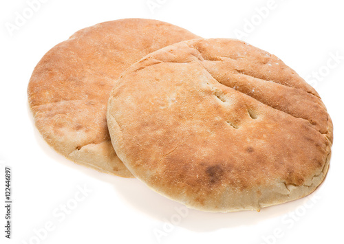 Two moroccan bread ( pita ).