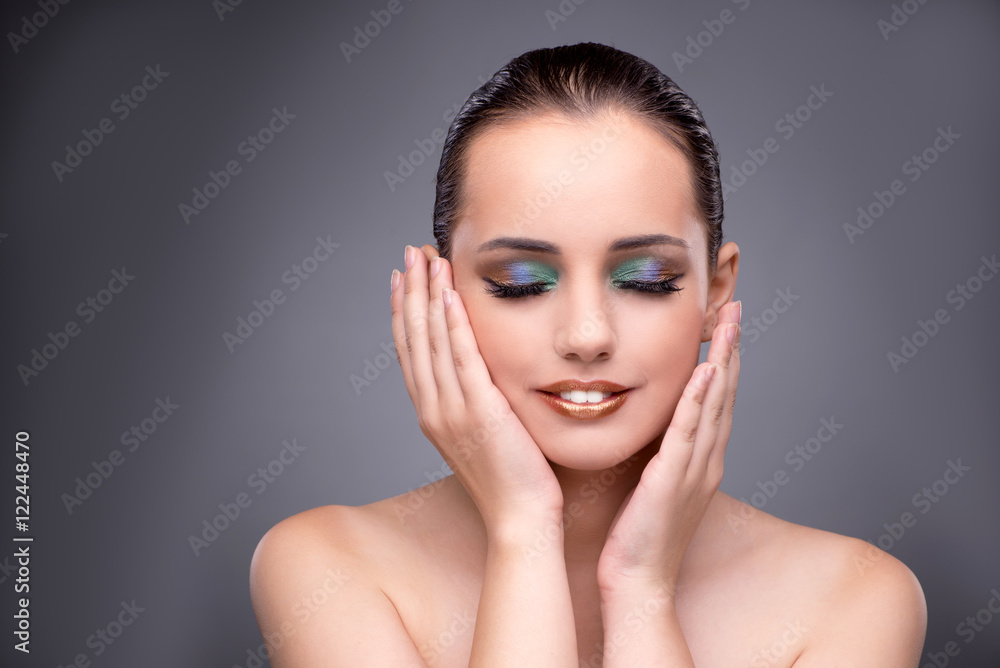 Beautiful woman in make up concept Beautiful woman in make up concept
