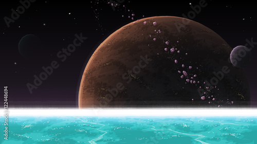 Space game background
