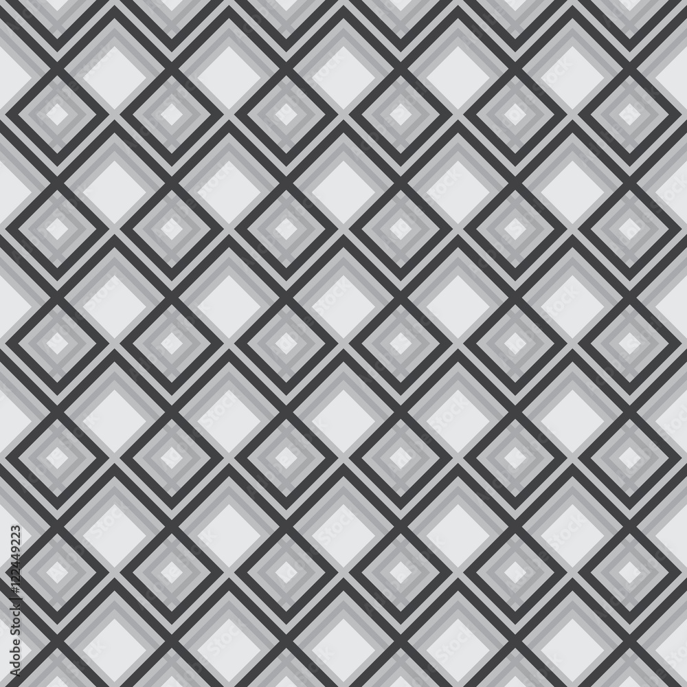 Black and white monochrome geometrical pattern of squares