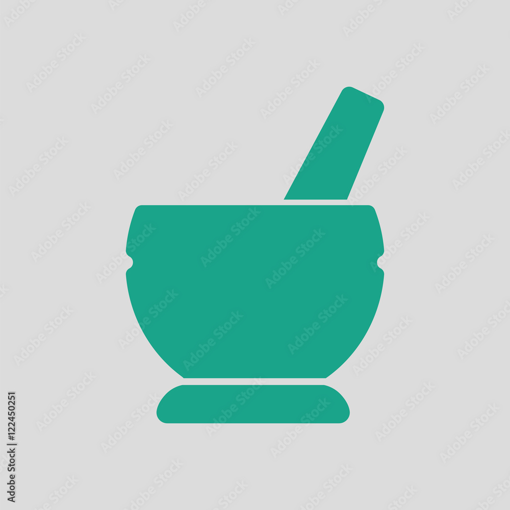 Mortar and pestel icon Mortar and pestel icon