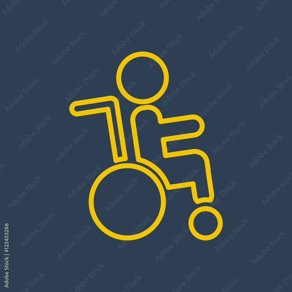 disabled icon logo vector disabled icon logo vector