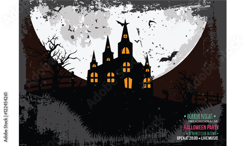 Obraz na płótnie Best Halloween vector background