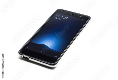 Wallpaper Mural modern touch screen smartphone isolated on white background Torontodigital.ca