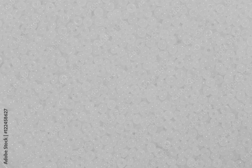 Obraz premium White beads. Hi res photo.